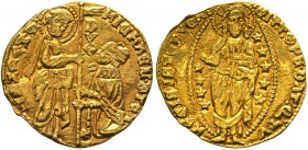 Venezia - Michele Steno (1400-1413) Ducato o Zecchino - CNI VII, 116-128, Paolucci 1 - Au gr.3,27 
qSPL