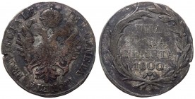 Venezia - Provincia Veneta (1797-1805) I°Monetazione - 1 Lira 1800 - R (RARA) - Ag gr. 4,24 
MB