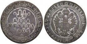 Venezia - Provincia Veneta (1797-1805) II°Monetazione - 1 Lira e mezza 1802 - NC - Ag
qBB