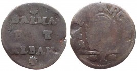 Venezia - Dalmazia e Albania - Monetazione anonima - 1 Soldo - Legenda "DALMA ET ALBAN - Cu gr.2,77