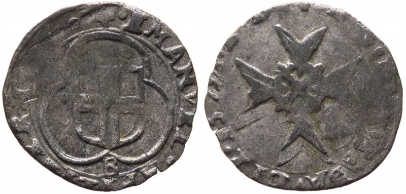 Emanuele Filiberto (1559-1580) Parpagliola 1577 - Bourg - Mi gr.1,6