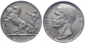 Vittorio Emanuele III (1900-1943) 10 Lire "Biga" 1926 - RARA - Ag
FDC