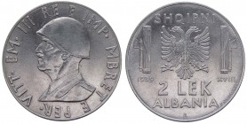 Albania - Vittorio Emanuele III (1939-1943) 2 Lek 1939 XVIII - Antimagnetica
qFDC