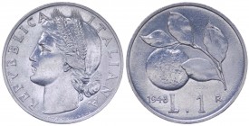 1 Lira "Arancia" 1948 - Italma 
FDC