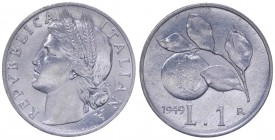 1 Lira "Arancia" 1949 - Italma 
SPL/FDC