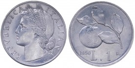 1 Lira "Arancia" 1950 - Italma 
FDC