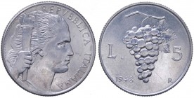 5 Lire "Uva" 1948 - Italma 
qFDC