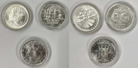 lotto n.3 monete da 500 lire commemorative: n.1 dei giochi della XXIII olimpiade 1984 - n.1 della presidenza italiana nella comunità europea 1985 - n....