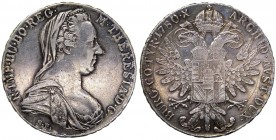 Austria - Maria Teresa (1740-1780) Tallero di convenzione 1780 - Zecca di Vienna - H49 - Ag