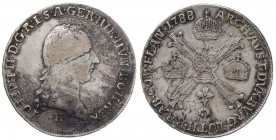 Austria - Giuseppe II (1741-1805) 1/4 Tallero 1788 H - Ag gr.7,36 
BB+