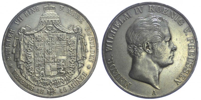 Germania - German States - Prussia - Friedrich Wilhelm IV (1840-1861) Doppio Tal...