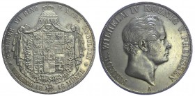 Germania - German States - Prussia - Friedrich Wilhelm IV (1840-1861) Doppio Tallero 1846 - KM#440.2 - Ag Gr.37.18 
SPL