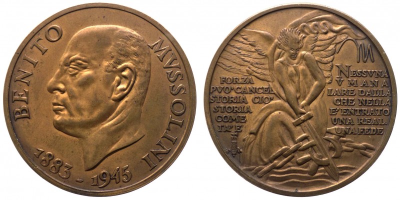 Benito Mussolini - Medaglia - 1883-1945 - Ae x Ø x