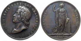 Milano - Giuseppe Barbieri (1777-1838) Medaglia 1833 - Opus Manfredini - Ae gr.74 Ø mm55