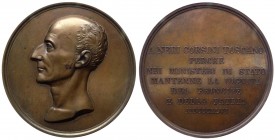 Firenze - Neri Corsini (1771-1845) Medaglia 1846 - Opus P. Girometti - Ae gr.63,46 Ø mm54 
FDC