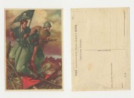 Epoca Fascista - Cartolina - "Dopo lavoro forze armate O.N.D."