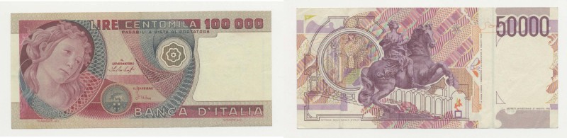 Biglietti di Banca "Rep.Italiana" 100000 Lire "Primavera di Botticelli" - 20/06/...