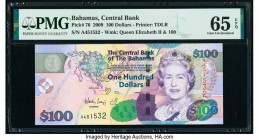 Bahamas Central Bank 100 Dollars 2009 Pick 76 PMG Gem Uncirculated 65 EPQ. 

HID09801242017

© 2020 Heritage Auctions | All Rights Reserve