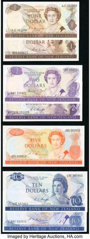 New Zealand Reserve Bank of New Zealand Group Lot of 7 Examples About Uncirculat...
