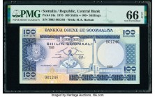 Somalia Central Bank of Somalia 100 Shilin = 100 Shillings 1978 Pick 24a PMG Gem Uncirculated 66 EPQ. 

HID09801242017

© 2020 Heritage Auctions | All...
