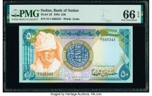 Sudan Bank of Sudan 50 Pounds 1984 Pick 29 PMG Gem Uncirculated 66 EPQ. 

HID09801242017

© 2020 Heritage Auctions | All Rights Reserve