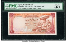 Syria Central Bank of Syria 50 Pounds 1958 / AH1377 Pick 90a PMG About Uncirculated 55. 

HID09801242017

© 2020 Heritage Auctions | All Rights Reserv...