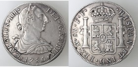 Messico. Carlo III. 1759-1788. 8 Reales 1780 FF. Ag.