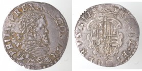 Napoli. Filippo II. 1556-1598. Tarì. Ag.
