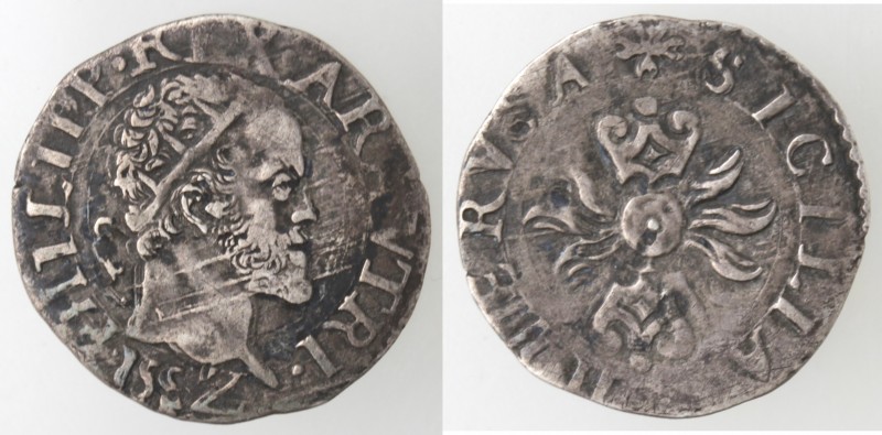 Importante Collezione del Vicereame. 2° parte. Napoli. Filippo II. 1554-1556. Me...