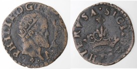 Napoli. Filippo II. 1556-1598. Due cavalli. Ae.
