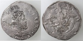 Napoli. Filippo III. 1598-1621. Mezzo Scudo 1617. Ag.