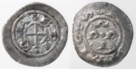 Brescia. Federico I. 1186-1250. Denaro scodellato. Mi.