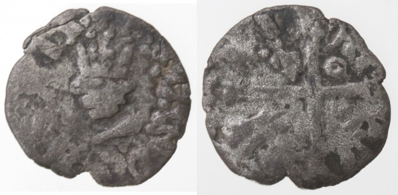 Zecche Italiane. Cagliari. Alfonso V. 1416-1658. Denaro. Ag. Mir. 12. Peso gr. 0...