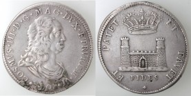 Livorno. Cosimo III. 1670-1723. Tollero 1707. Ag.