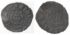 Napoli. Alfonso I d'Aragona. 1442-1459. Denaro. Mi. Sul diritto SICIL. MI.
