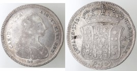 Napoli. Carlo di Borbone. 1734-1759. Mezza Piastra 1752. Ag.