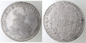 Napoli. Ferdinando IV. 1759-1799. Piastra 1767. Ag.