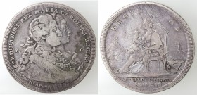 Napoli. Ferdinando IV. 1759-1799. Piastra 1772. Fecunditas. Ag.