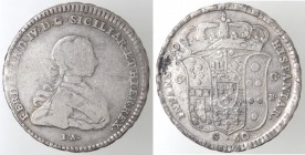 Napoli. Ferdinando IV. 1759-1799. Mezza Piastra 1760. Ag.