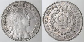 Napoli. Ferdinando IV. 1759-1799. Tarì 1796. Ag.