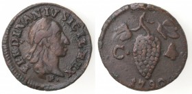 Napoli. Ferdinando IV. 1759-1799. 4 Cavalli 1790. Ae.