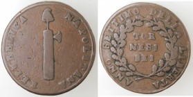 Napoli. Repubblica Napoletana. 1799. 6 Tornesi. Ae.