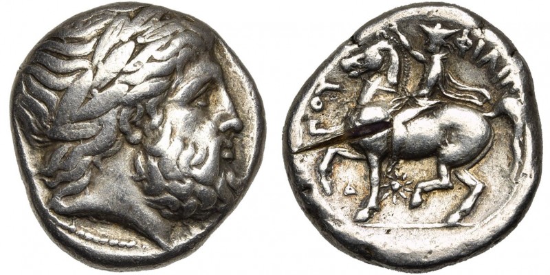ROYAUME DE MACEDOINE, Philippe II (359-336), AR tétradrachme, 354-349 av. J.-C.,...