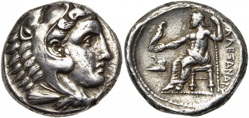 ROYAUME DE MACEDOINE, Alexandre III le Grand (336-323), AR tétradrachme, 336-323...