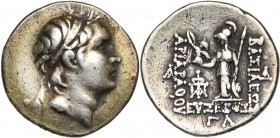 ROYAUME DE CAPPADOCE, Ariarathes IV Eusebes (220-163), AR drachme, 187 av. J.-C. D/ T. diad. à d. R/ BAΣΙΛΕΩΣ/ APIAPAΘOY/ EYΣΕΒΟYΣ Athéna deb. à g., t...
