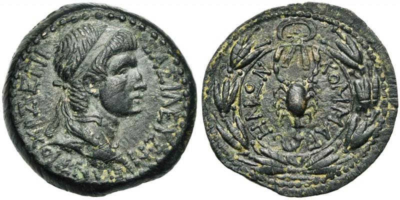 ROYAUME DE COMMAGENE, Antiochos IV (38-72), AE bronze. D/ BAΣΙΛΕYΣ ME ANTIOXOΣ E...