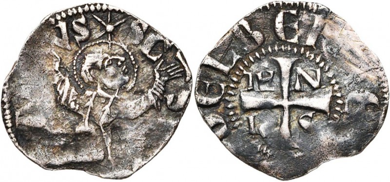 FRANCE, METZ, Evêché, Adalbéron III de Luxembourg (1047-1072), AR denier, Epinal...