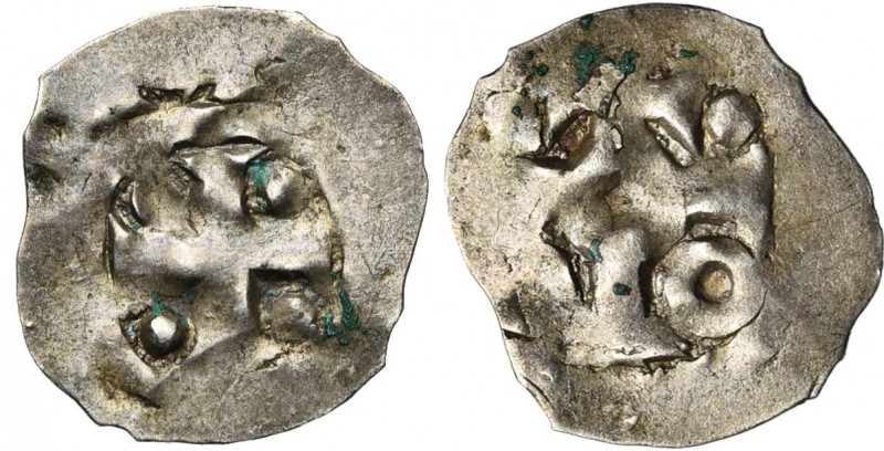FRANCE, NORMANDIE, Duché, Henri Ier Beauclerc (1106-1135), billon denier anonyme...