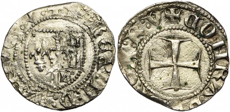 ITALIE, GENES, Charles VI, roi de France et seigneur de Gênes (1458-1461), AR pe...
