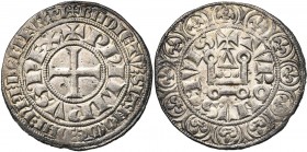 FRANCE, Royaume, Philippe III (1270-1285), AR gros tournois, avant 1280. D/ + PHILIPVS· REX en légende intérieure. Croix pattée. R/ + TVRONV.S· CIVIS ...